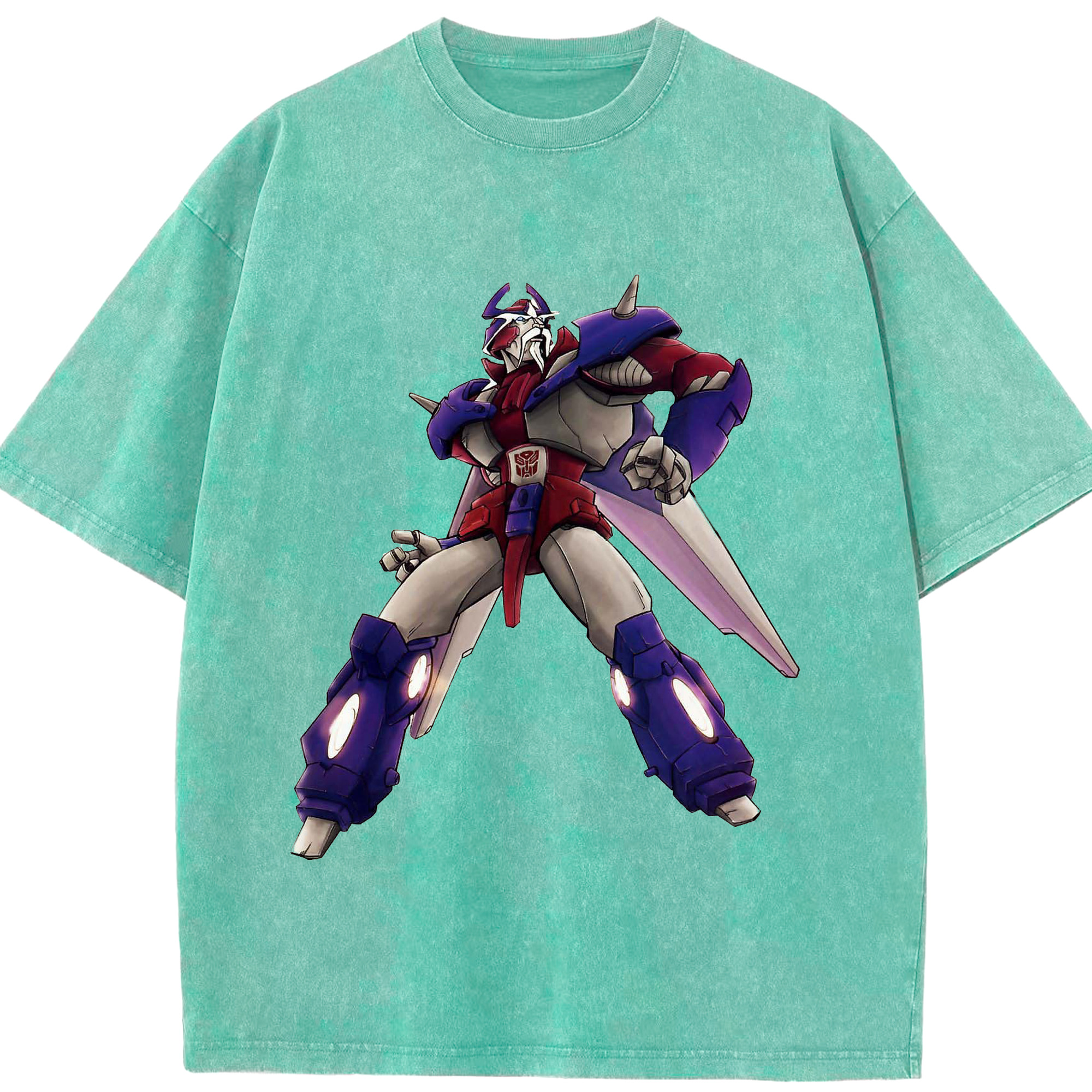 （画像用）  綿100% ヴィンテージ風 半袖Tシャツ（フロントプリント）